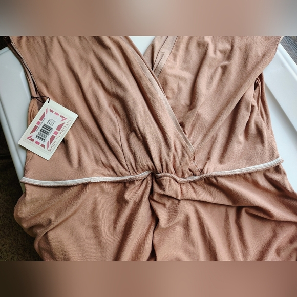 Tiffany Rose Maternity Francesca Dress Elegant Blush French Jersey, size12-14,L. - Picture 13 of 17